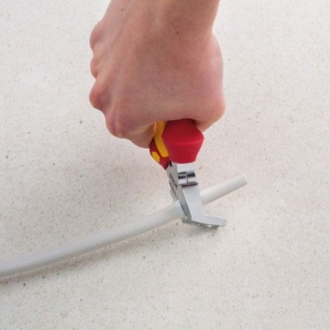 Cleste instalatori TriCut Professional electric, WIHA, 170 mm - Img 6