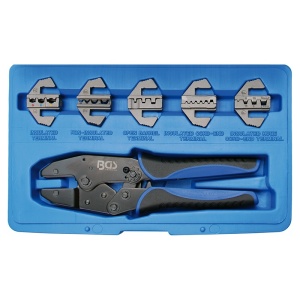 Cleste sertizat cu 5 seturi de bacuri 0.5-10 mm²