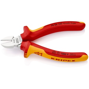 Cleste sfic, cromat, izolata la 1000 V, KNIPEX, 140 mm - Img 2