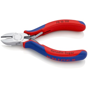 Cleste sfic, cu arc, cromat, manere multicomponet, KNIPEX, 110 mm - Img 2