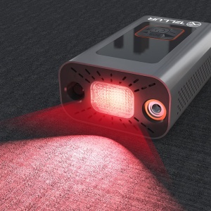 Compresor auto portabil Tellur, 150 PSI, 16L/min, 4000mAh, USB-C, aluminiu - Img 10
