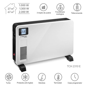 Convector electric Design TCH 2310E, 2300W, alb - Img 2