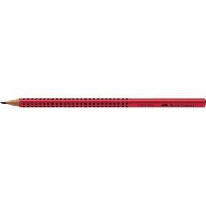 Creion grafit B triunghiular grip 2001 roșu Faber-Castell - Img 2