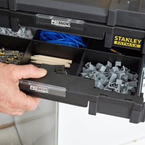 Cutie cu 2 sertare Stanley FATMAX FMST1-71969, 430 x 145 x 332mm, 8 L, PRO-STACK - Img 3