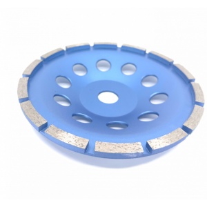 Disc cupa diamantata pentru slefuire Beton/Abrazive 180x22,2mm Standard Profesional - BlueLine - DXDY.BLEC.180 - Img 2