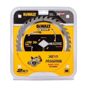Disc Dewalt DT40271 pentru fierastrau circular, D 190x1.5 mm, 36 dinti, gaura in forma de diamant, pentru taiere fina, seria Extreme Runtime - Img 2