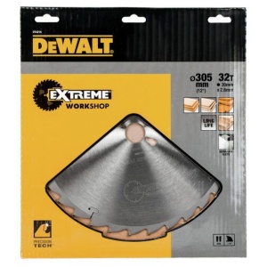 Disc Dewalt DT4210 pentru fierastrau circular, D 305x30x2.6 mm, 32 dinti, pentru taiere rapida, seria Extreme - Img 2