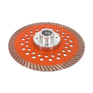 Disc diamantat pentru taiat Granit, Piatra, Beton armat, Materiale dure TURBO Laser 125mm cu prindere M14 SUPER PREMIUM - DXDY.PMPT.125.M14 - Img 2