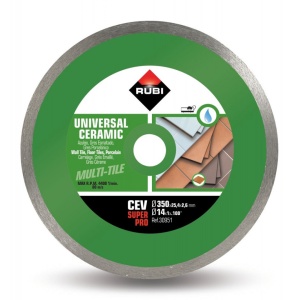 Disc diamantat pt. gresie si faianta 350mm, CEV 350 SuperPro - RUBI-30951