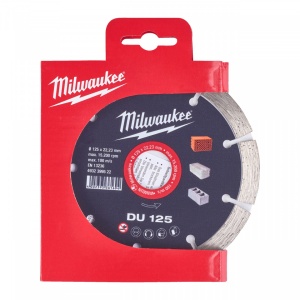 Disc diamantate DU Milwaukee, disc generalist pentru materiale constructii Ø 125 mm, segment 10 mm, interior 22.23 mm - Img 2