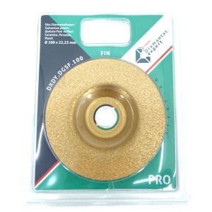Disc DiamantatExpert Galvanizat pentru Slefuire Fina in Placi Ceramice, Portelan, Piatra 100 x 22,23 mm - DXDY.DGSF.100 - Img 4