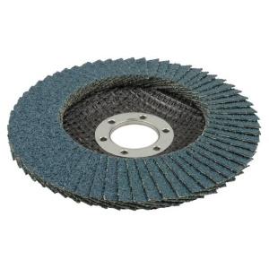 Disc lamelar Wolfcraft 5650000, granulatie 40, profil convex, zirconiu, 115X22.23 mm - Img 1