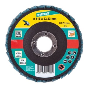 Disc lamelar Wolfcraft 8423099, profil convex, 115X22.23 mm - Img 2