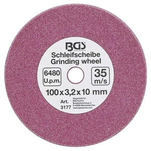 Disc pentru masinile de ascutit lanturi, Ø 100 x 3,2 x 10 mm - Img 1