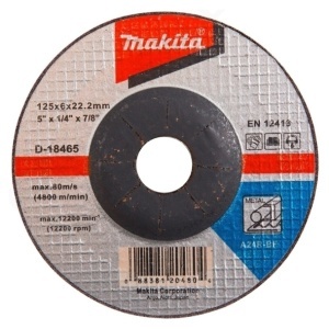 Disc polizare metal Makita, 125x22.2x6 mm