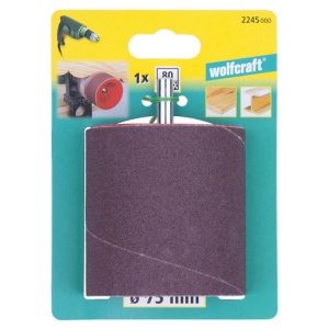 Dispozitv de slefuire cilindric Wolfcraft 2245000, ax prindere 8 mm, D 75x80 mm - Img 3