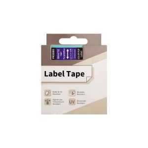 Etichete cu sclipici AIMO color pop 12mm x 3m, alb albastru, AIMO D1600, PR3DB5 - Img 2