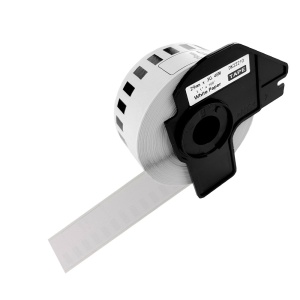 Etichete inguste modul continuu DK-22210 albe 29mm x 30.48m suport plastic inclus compatibile Brother DK-22210 DK22210