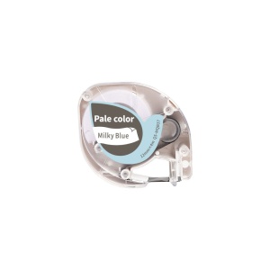 Etichete pastel Dymo Letratag gri albastru pastel compatibile 12mm x 4m AIMO S0721650 91205
