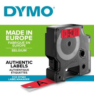 Etichete standard 19mm x 7m negru rosu DYMO LabelManager D1 S0720870 45807 - Img 2