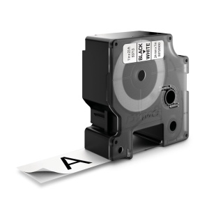 Etichete standard 24mm x 7m negru alb DYMO LabelManager D1 S0720930 53713