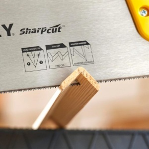 Fierastrau de mana Sharpcut Stanley STHT20372-1, 11 TPI, 550 mm - Img 6