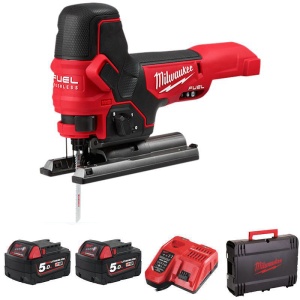 Fierastrau pendular cu acumulator Milwaukee FUEL M18 FBJS-502X, livrat cu acumulatori, valiza