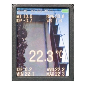 FIRT 1000 DataVision cu 2 fascicole laser si camera video Termometru-pirometru - Img 2