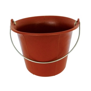 Galeti constructor din PVC rosu, cu maner - 11L (5,3)