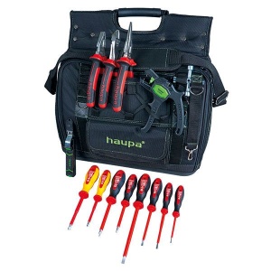 Geanta cu scule electricieni HAUPA ProBag Go 1000 V, 14 piese