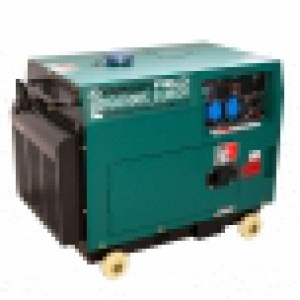 Generator de curent diesel Greenfield LDG6500S EUROV PLUS, cu carcasa insonorizanta, stationar, monofazat, 5.5 kVA, automatizare trifazata - Img 2