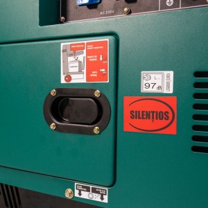 Generator de curent diesel Greenfield LDG6500S EUROV PLUS, cu carcasa insonorizanta, stationar, monofazat, 5.5 kVA, automatizare trifazata - Img 6