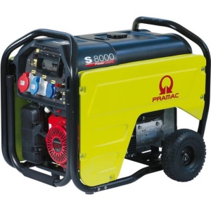 Generator de curent pe benzina PRAMAC S8000T_CONN_AVR_DPP, portabil, trifazat, 8.3 kVA, pornire electrica - Img 1