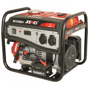 Generator de curent SENCI SC1250E-LITE putere maxima 1,0 kW 230V pornire electrica - Img 1
