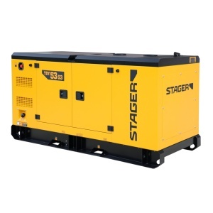 Generator insonorizat Stager YDY53S3 53kVA, 69A, 1500rpm, trifazat, diesel - Img 2