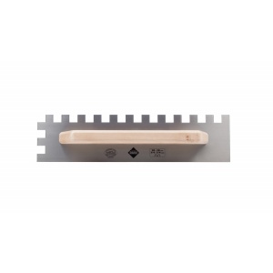 Gletiera dintata cu maner din lemn 48cm, 20x20mm - RUBI-75962 - Img 3