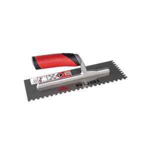 Gletiera dintata cu maner Rubiflex 28cm, 6x6mm - RUBI-74938