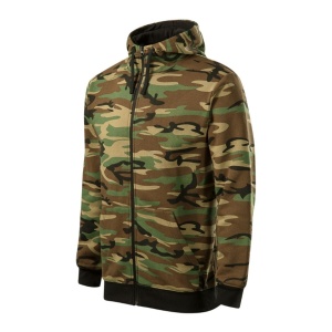 Hanorac pentru bărbaţi, Camo Zipper, 300 g/m² C19 - Img 1