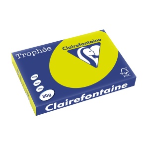 Hârtie A3 80 g/mp color intens fluo 500/top Clairefontaine - Img 3