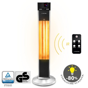 Incalzitor electric pentru terase cu infrarosii cu picior, tip IRS2000E - Img 2