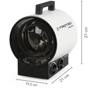 Incalzitor electric rotund, tip TDS20R, 3kW, 230V, Trotec - Img 3
