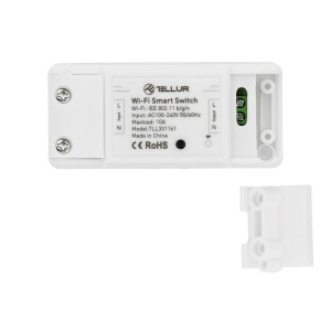 Întrerupător WiFi Tellur, de linie, 2200W, Alb - Img 3