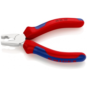 KNIPEX 08 05 110 Clește mini combinat cu manşoane multicomponent cromat 110 mm - Img 2