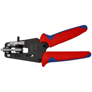 KNIPEX 12 12 14 clește de precizie dezizolator cu cuţite profilate cu manşoane multicomponent brunat 195 mm - Img 3