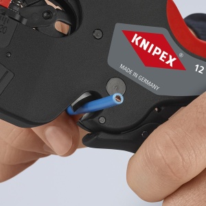 KNIPEX 12 72 190 NexStrip 190 mm, dezizolare: 0.03 - 10 mm² / 32 - 8 AWG; sertizare: 0.25 - 4 mm² / 2 x 2.5 mm² - Img 5