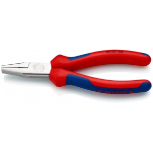 KNIPEX 20 05 160 Clește plat cu manşoane multicomponent cromat 160 mm