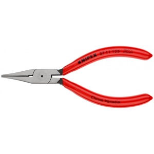 KNIPEX 37 11 125 Clește de prindere pentru mecanică fină acoperite cu plastic vopsit negru 125 mm - Img 3