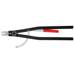 KNIPEX 44 10 J5 clește pentru inele de siguranță pentru inele interioare cu alezaje vopsit electrostatic în negru 570 mm - Img 3