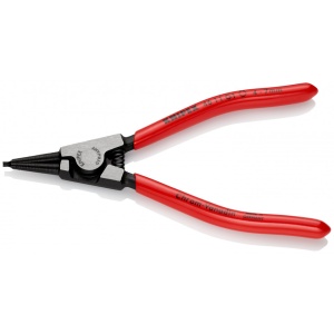 KNIPEX 46 11 G1 clește pentru inele de siguranță pentru inele de prindere pe axuri acoperite cu plastic vopsit negru 140 mm - Img 1