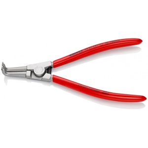 KNIPEX 46 23 A31 clește pentru inele de siguranță pentru inele exterioare pe axuri acoperite cu plastic cromat 200 mm - Img 1